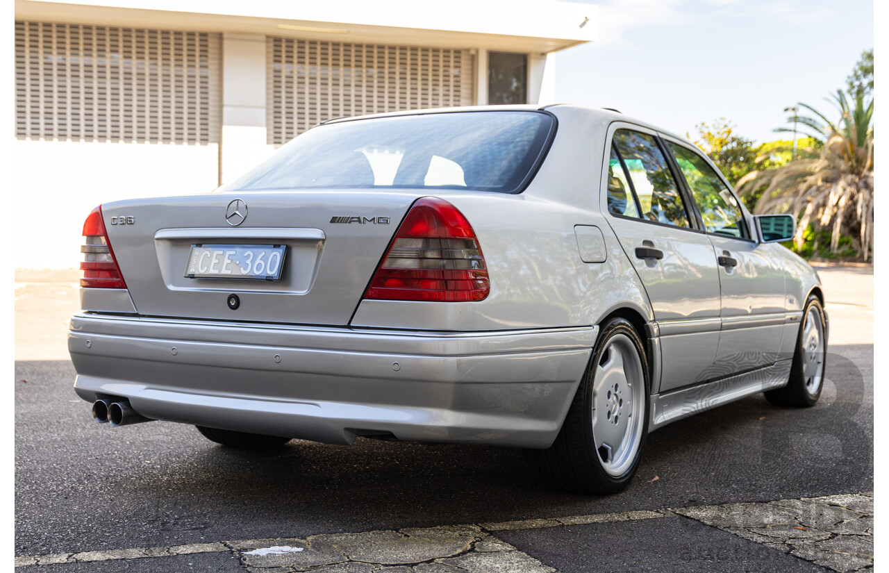 3/1996 Mercedes-Benz C36 AMG 4d Sedan Brilliant Silver Metallic 3.6L