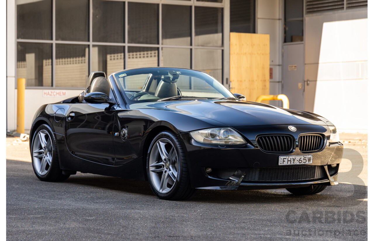 3/2006 BMW Z4 M E85 MY06 2d Roadster Sapphire Black Metallic 3.2L