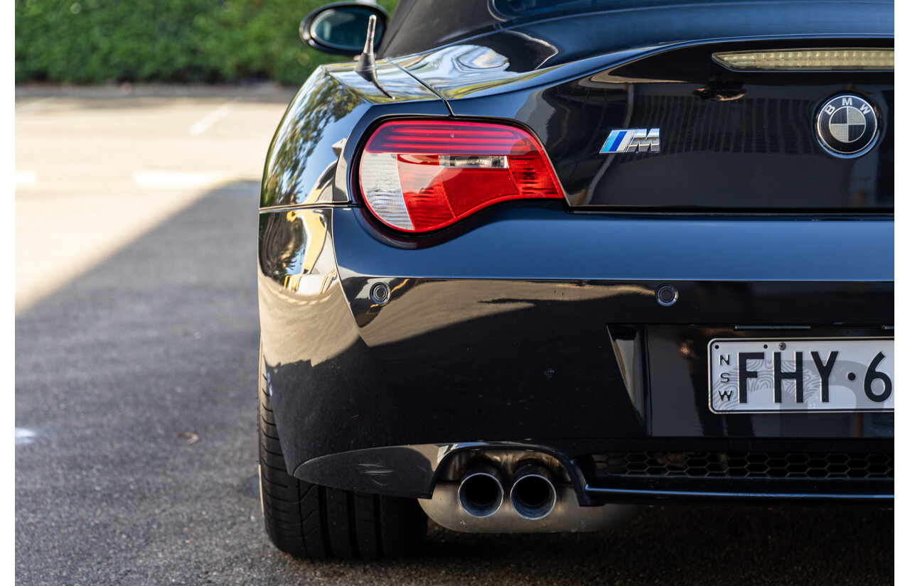 3/2006 BMW Z4 M E85 MY06 2d Roadster Sapphire Black Metallic 3.2L