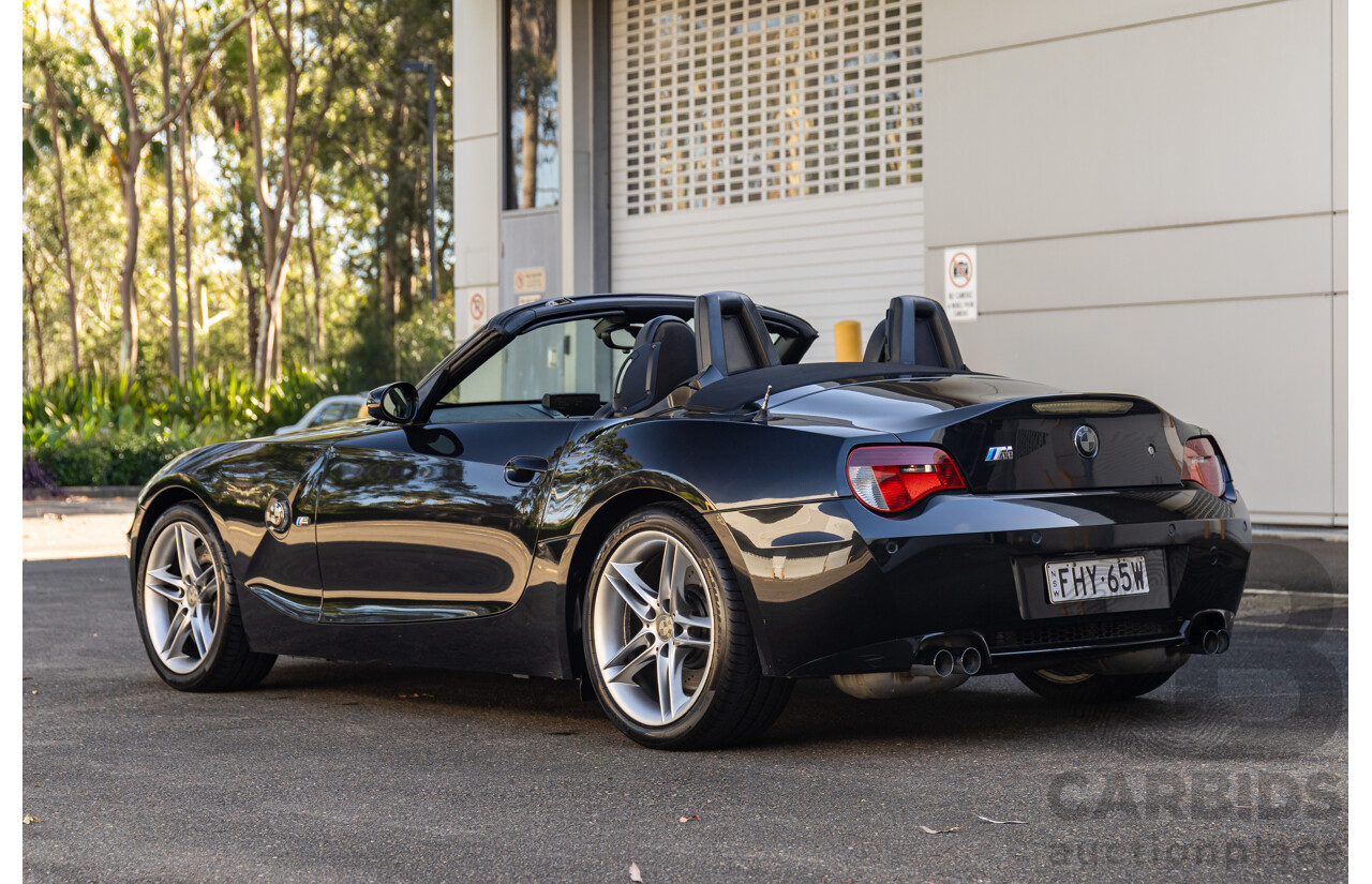 3/2006 BMW Z4 M E85 MY06 2d Roadster Sapphire Black Metallic 3.2L