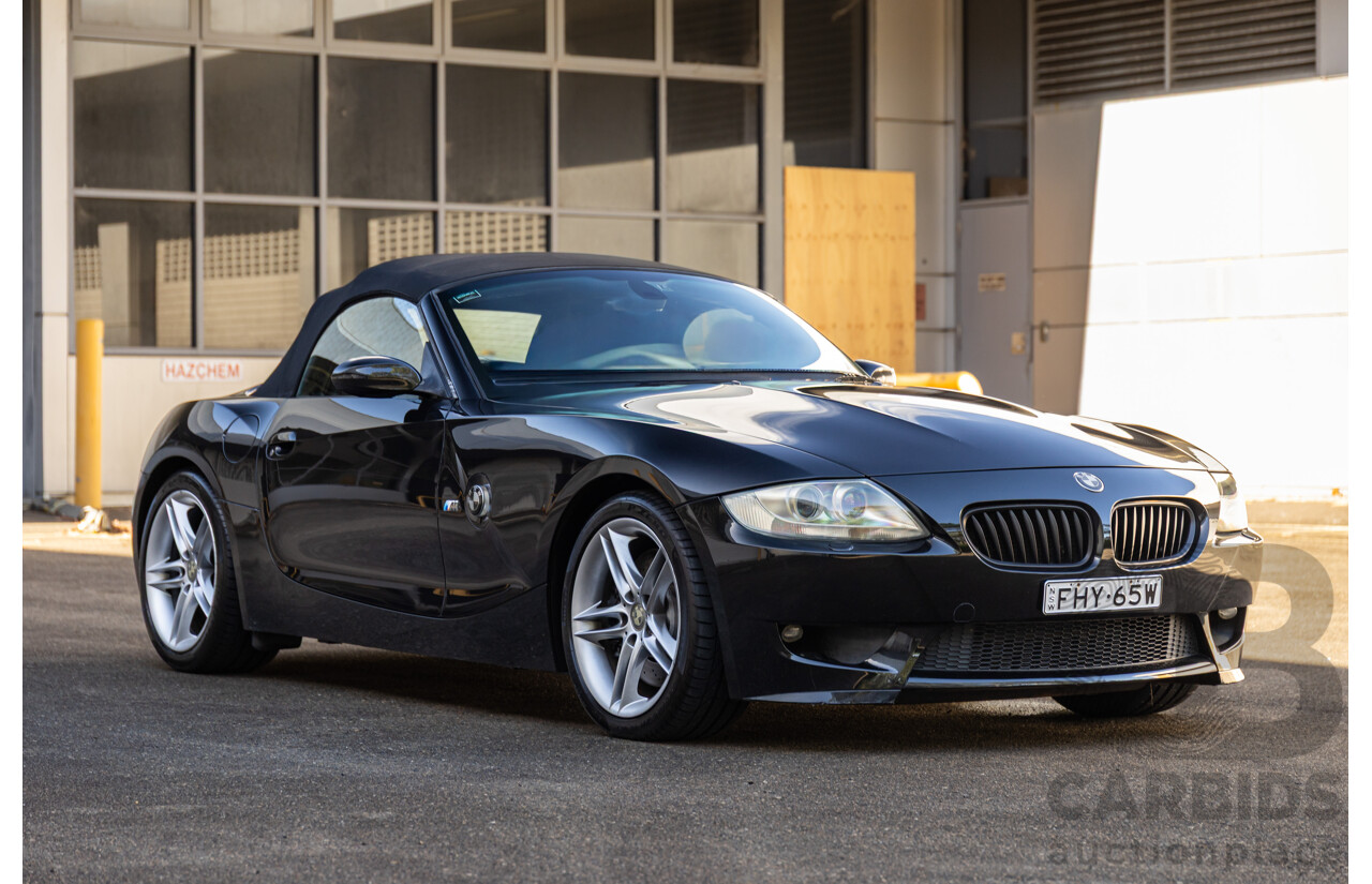 3/2006 BMW Z4 M E85 MY06 2d Roadster Sapphire Black Metallic 3.2L