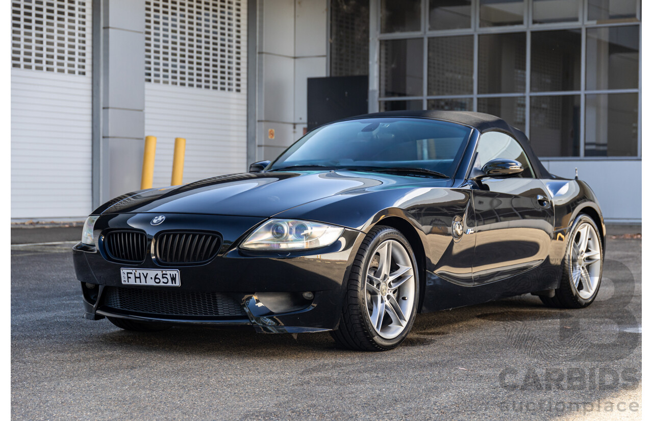 3/2006 BMW Z4 M E85 MY06 2d Roadster Sapphire Black Metallic 3.2L