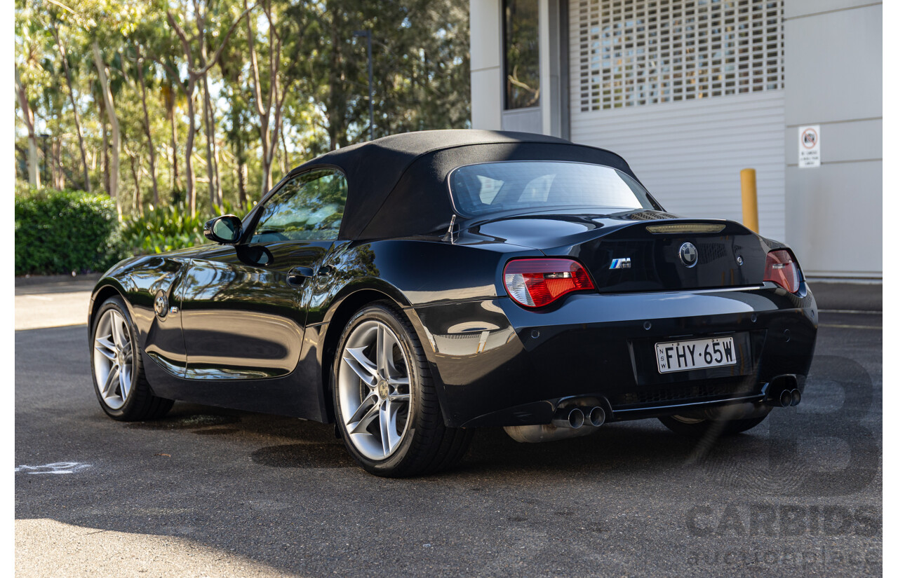 3/2006 BMW Z4 M E85 MY06 2d Roadster Sapphire Black Metallic 3.2L