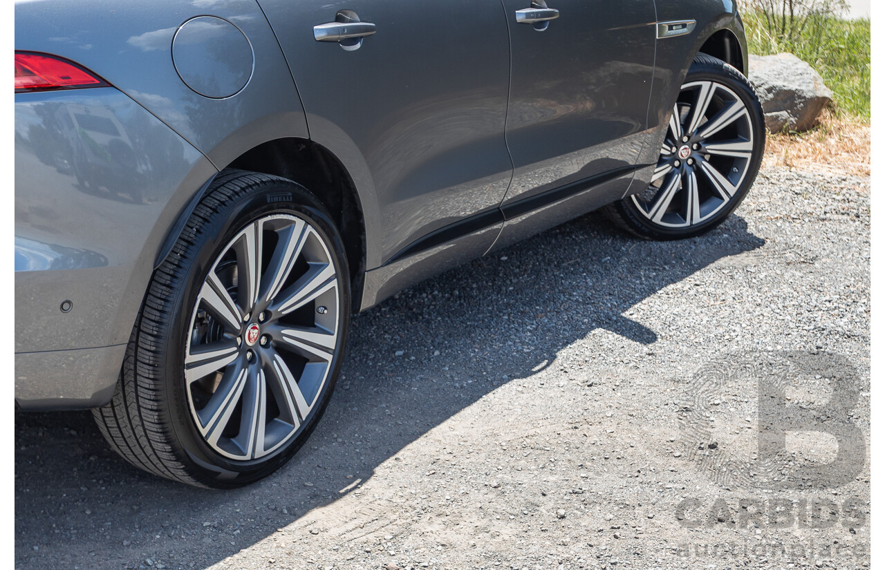 7/2016 Jaguar F-Pace 35t R-Sport (AWD) 4D Wagon Grey 3.0L