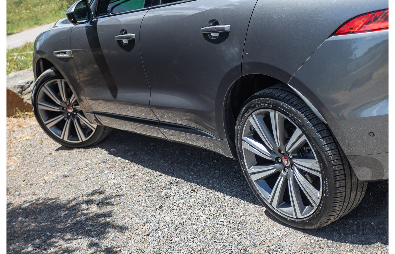 7/2016 Jaguar F-Pace 35t R-Sport (AWD) 4D Wagon Grey 3.0L