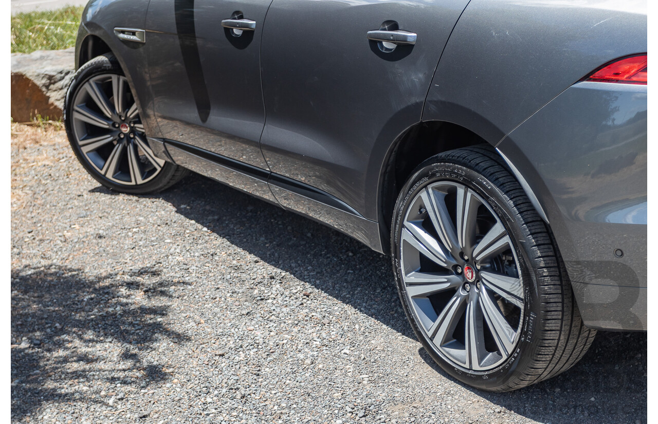 7/2016 Jaguar F-Pace 35t R-Sport (AWD) 4D Wagon Grey 3.0L