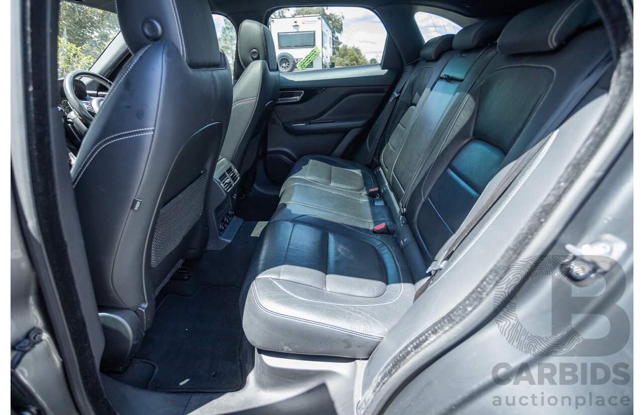 7/2016 Jaguar F-Pace 35t R-Sport (AWD) 4D Wagon Grey 3.0L