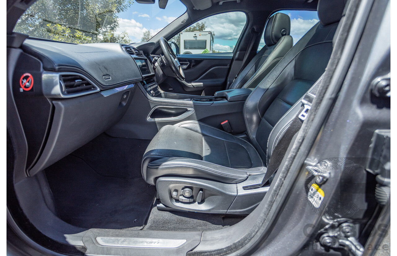 7/2016 Jaguar F-Pace 35t R-Sport (AWD) 4D Wagon Grey 3.0L