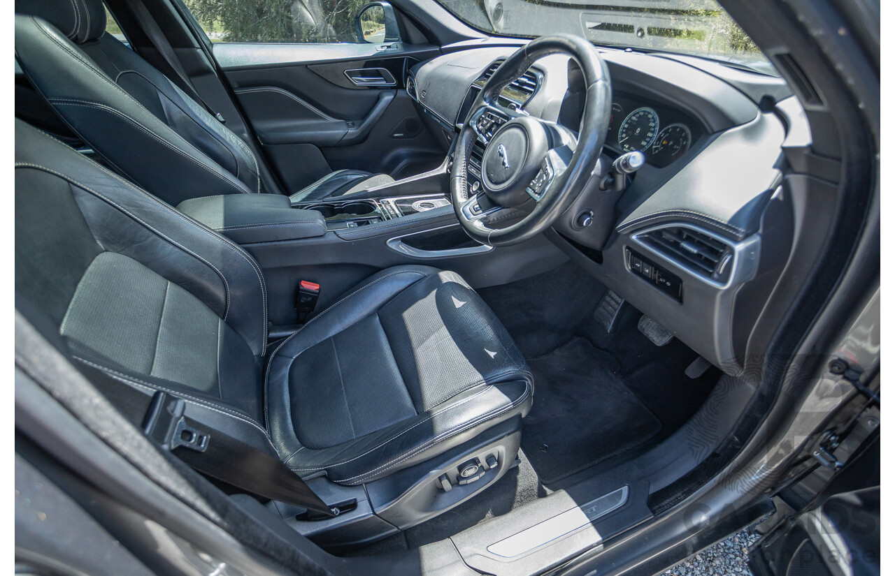 7/2016 Jaguar F-Pace 35t R-Sport (AWD) 4D Wagon Grey 3.0L