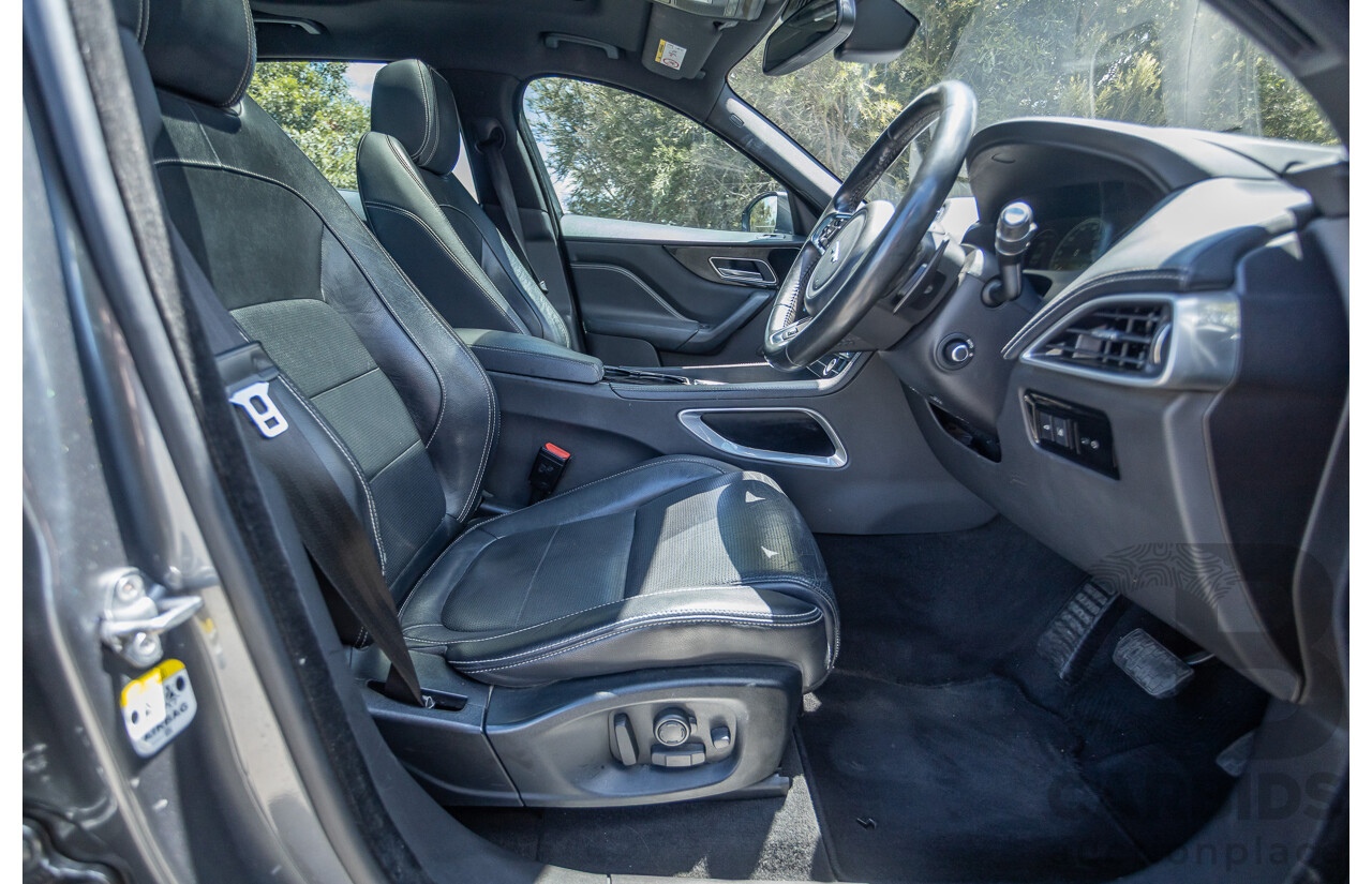 7/2016 Jaguar F-Pace 35t R-Sport (AWD) 4D Wagon Grey 3.0L