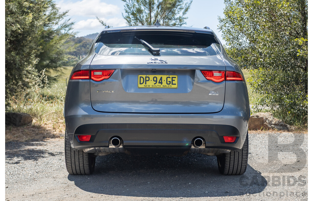 7/2016 Jaguar F-Pace 35t R-Sport (AWD) 4D Wagon Grey 3.0L