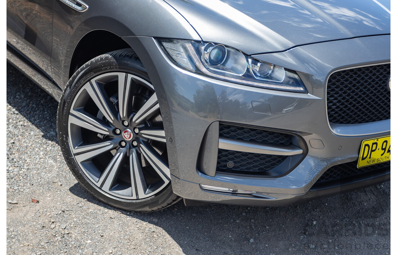 7/2016 Jaguar F-Pace 35t R-Sport (AWD) 4D Wagon Grey 3.0L