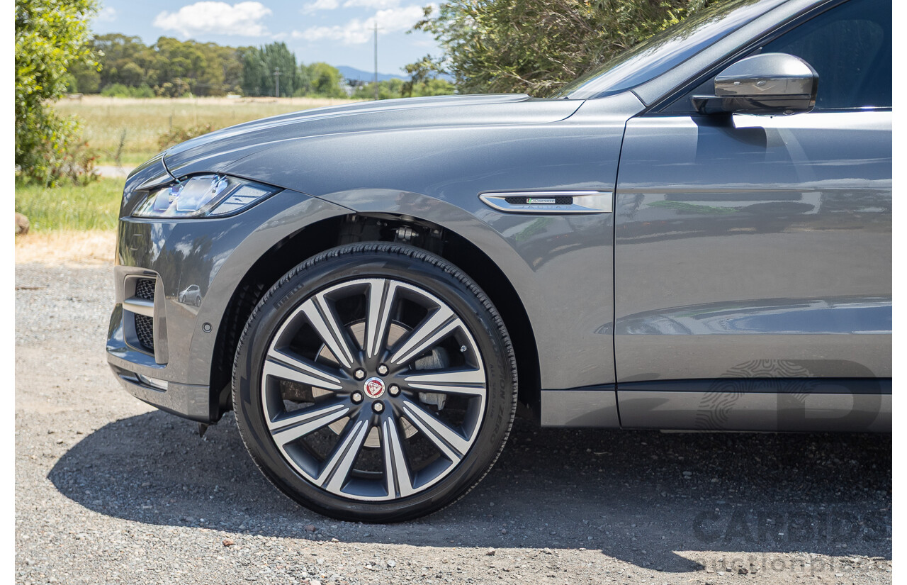 7/2016 Jaguar F-Pace 35t R-Sport (AWD) 4D Wagon Grey 3.0L