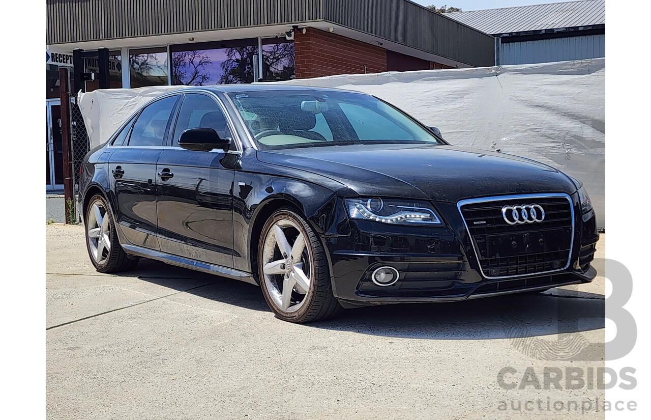 5/2010 Audi A4 3.0 TDI Quattro B8 (8K) MY11 4d Sedan Black 3.0L