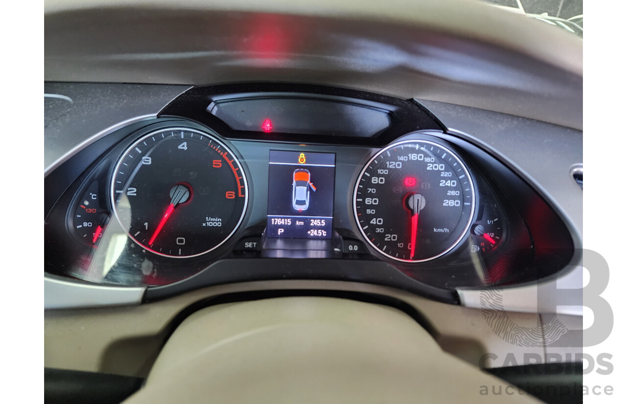 5/2010 Audi A4 3.0 TDI Quattro B8 (8K) MY11 4d Sedan Black 3.0L