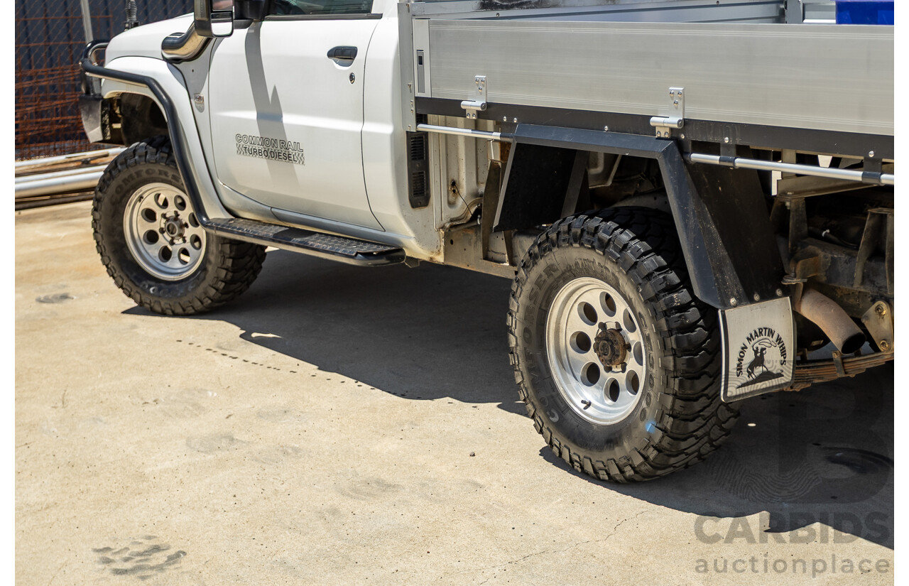 3/2009 Nissan Patrol DX (4x4) GU MY08 Leaf C/Chas White Turbo Diesel 3.0L