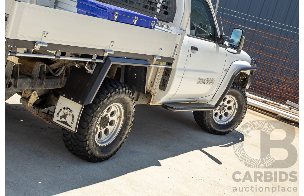 3/2009 Nissan Patrol DX (4x4) GU MY08 Leaf C/Chas White Turbo Diesel 3.0L