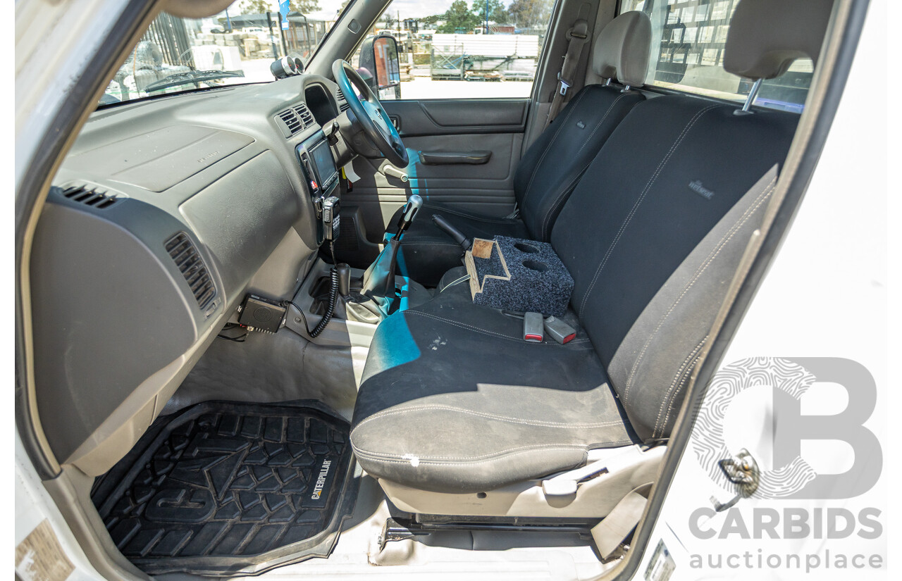 3/2009 Nissan Patrol DX (4x4) GU MY08 Leaf C/Chas White Turbo Diesel 3.0L