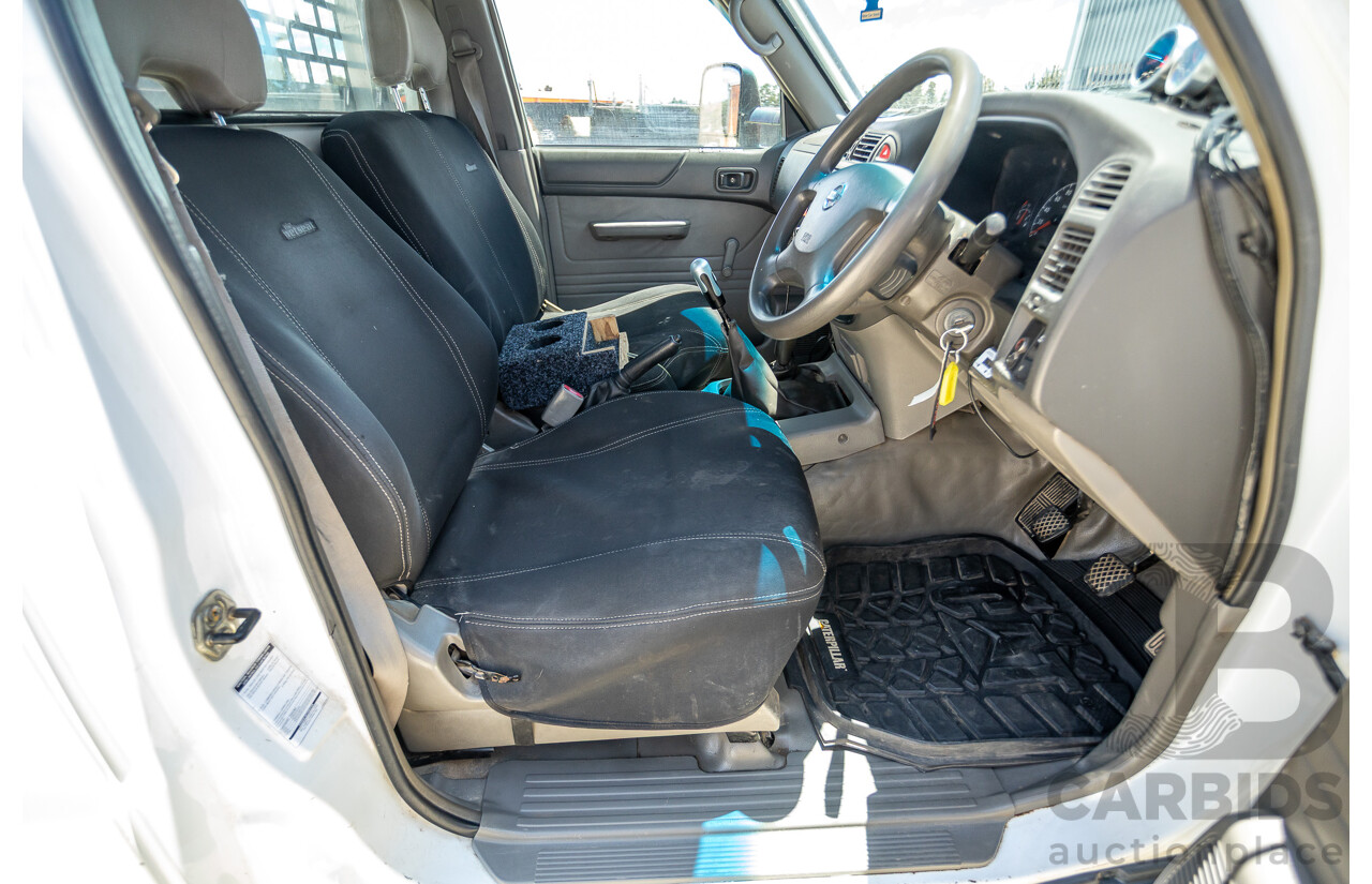 3/2009 Nissan Patrol DX (4x4) GU MY08 Leaf C/Chas White Turbo Diesel 3.0L