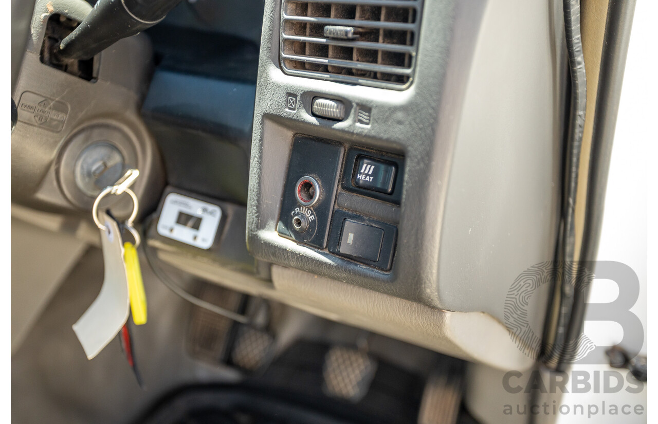 3/2009 Nissan Patrol DX (4x4) GU MY08 Leaf C/Chas White Turbo Diesel 3.0L