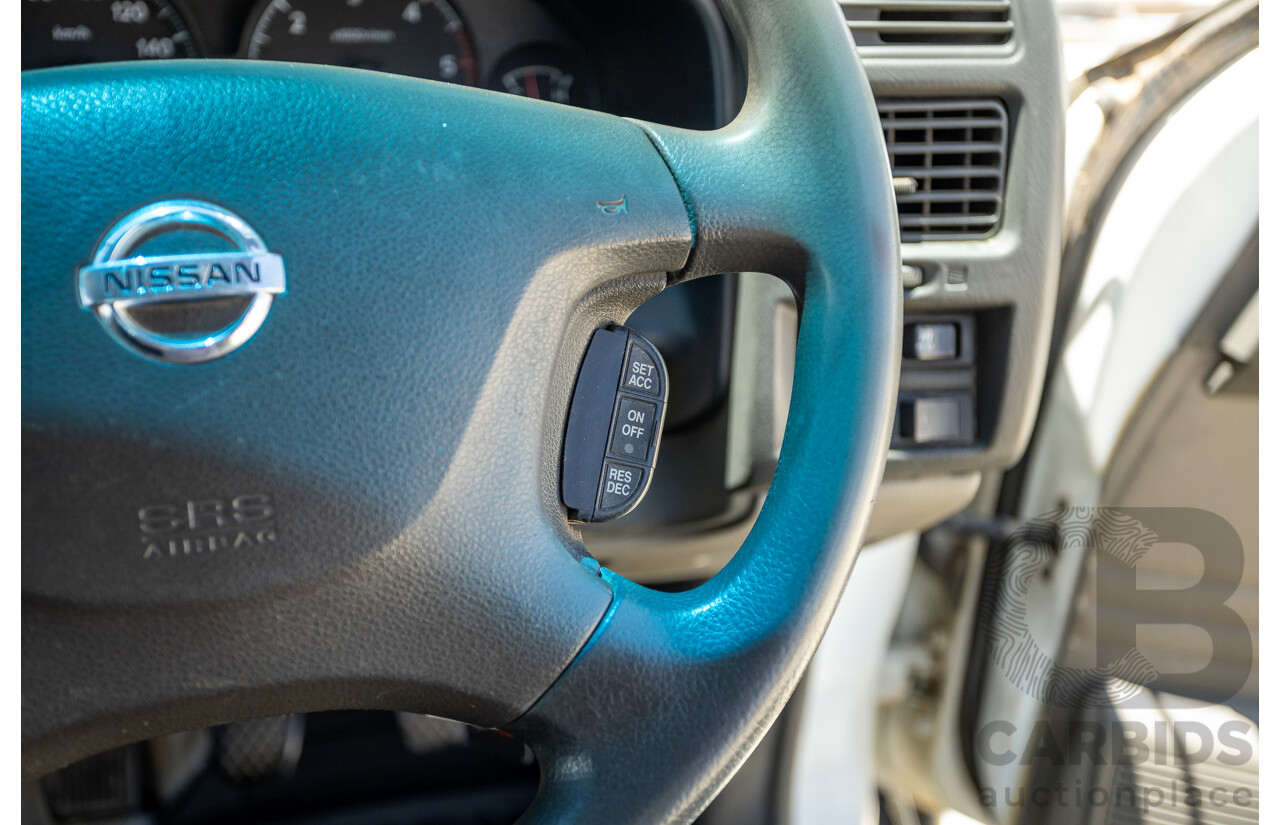 3/2009 Nissan Patrol DX (4x4) GU MY08 Leaf C/Chas White Turbo Diesel 3.0L