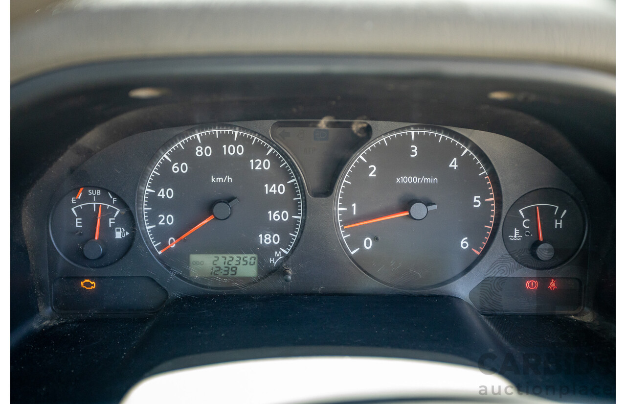 3/2009 Nissan Patrol DX (4x4) GU MY08 Leaf C/Chas White Turbo Diesel 3.0L