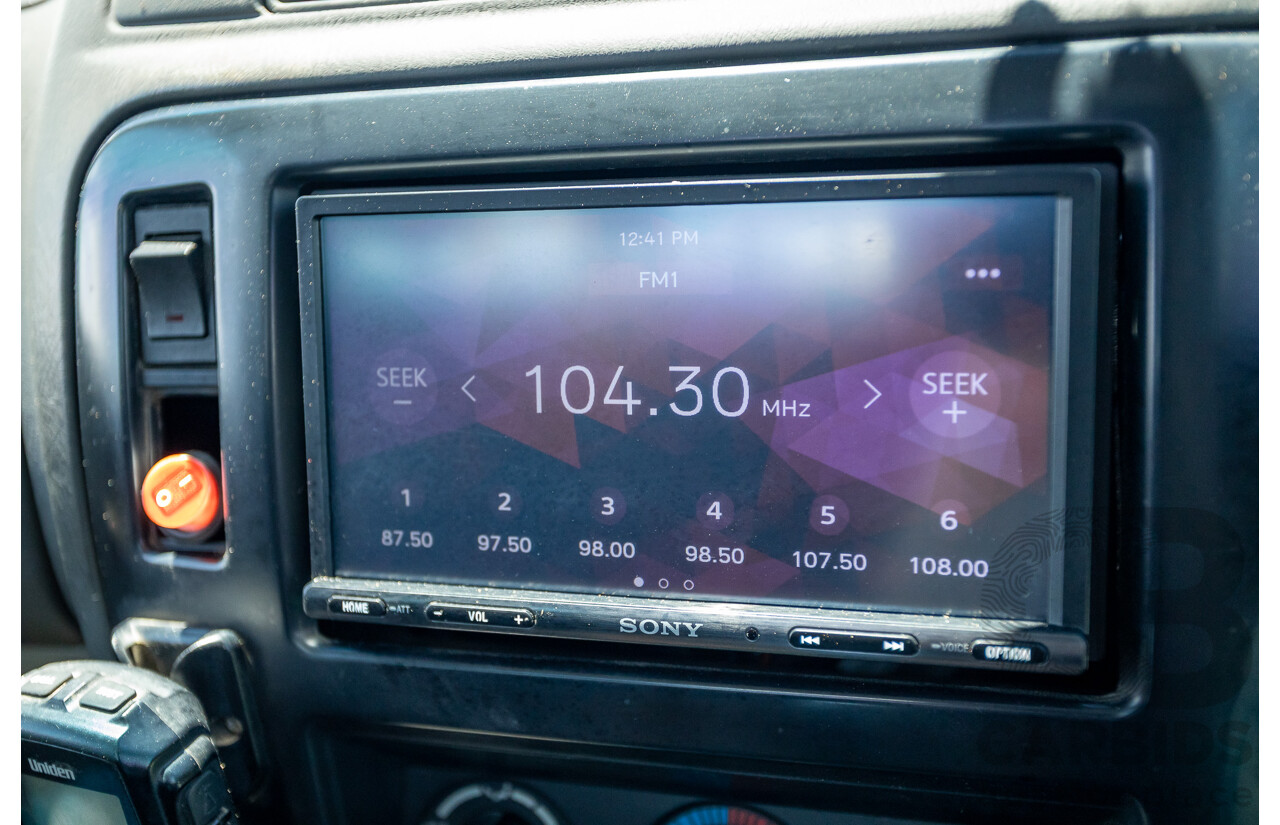 3/2009 Nissan Patrol DX (4x4) GU MY08 Leaf C/Chas White Turbo Diesel 3.0L