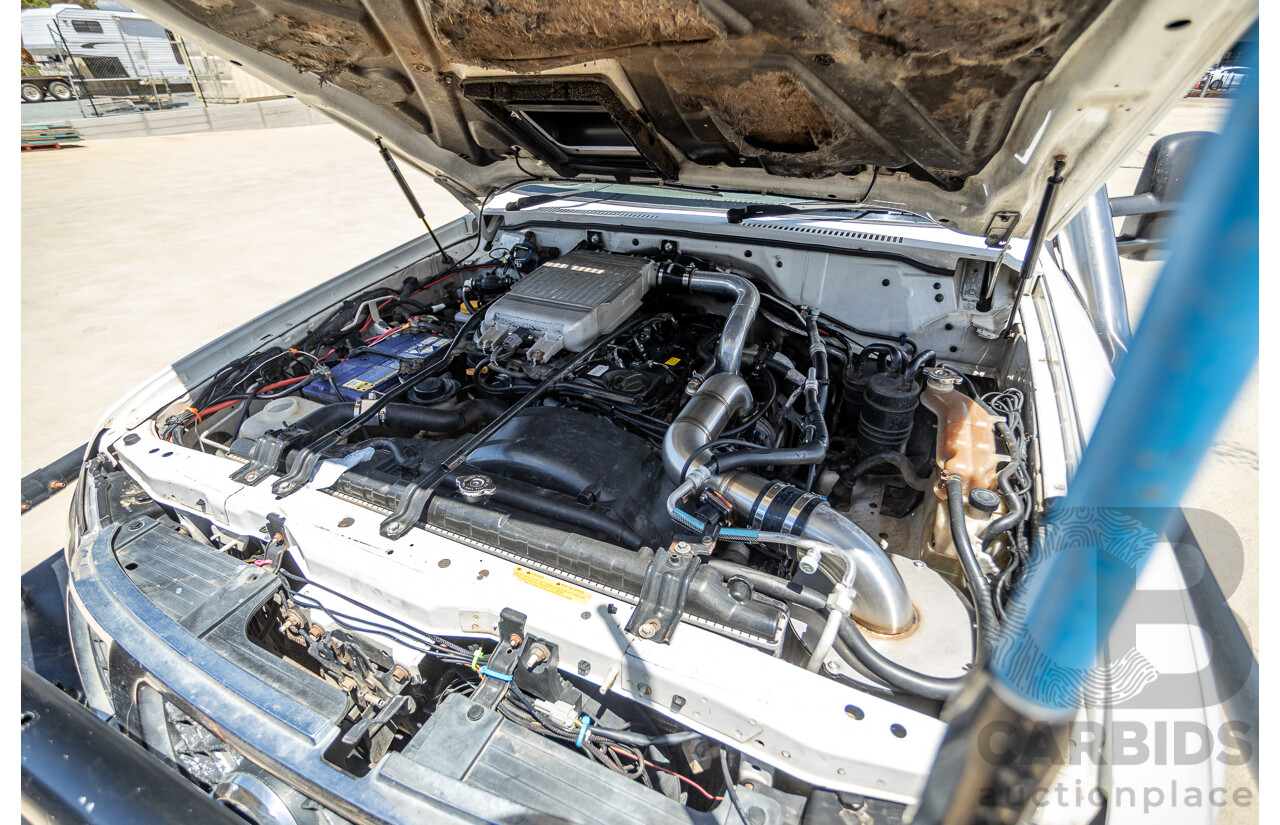 3/2009 Nissan Patrol DX (4x4) GU MY08 Leaf C/Chas White Turbo Diesel 3.0L