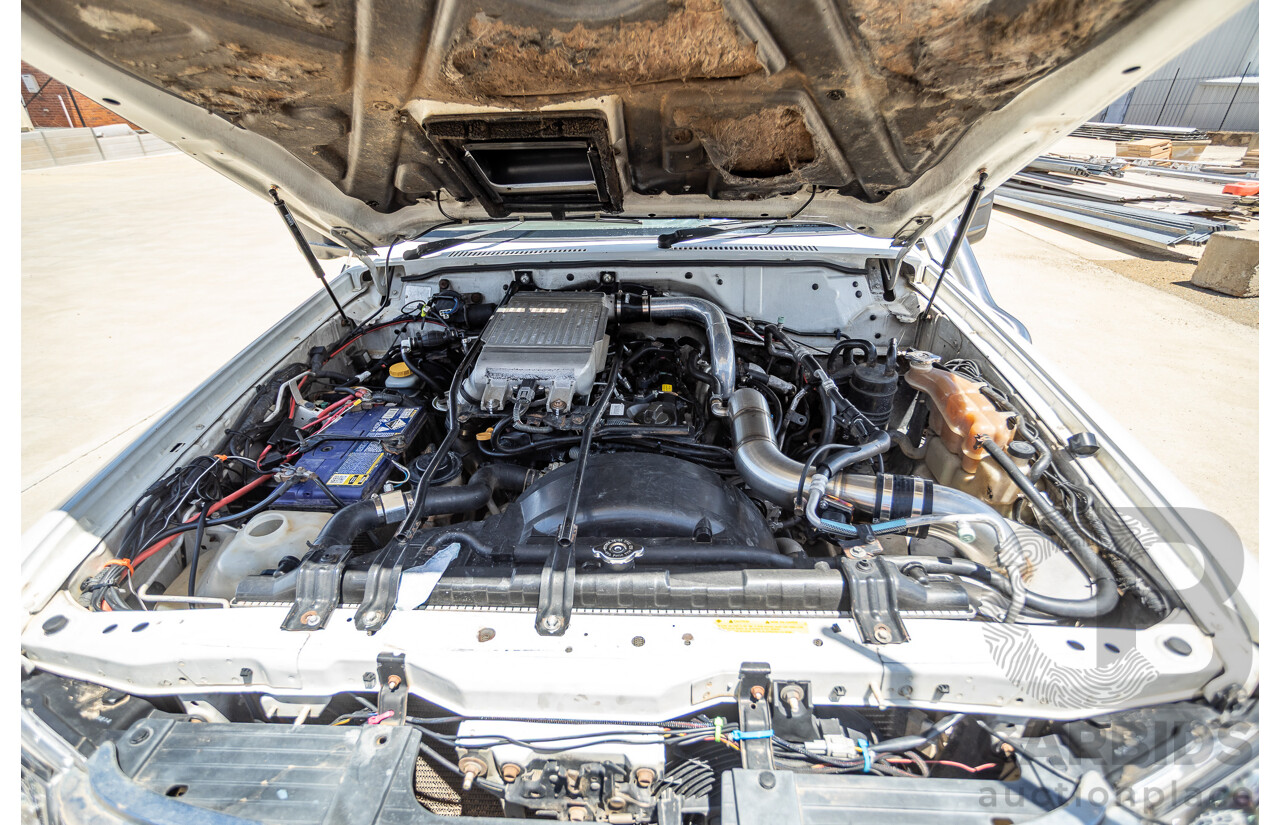 3/2009 Nissan Patrol DX (4x4) GU MY08 Leaf C/Chas White Turbo Diesel 3.0L