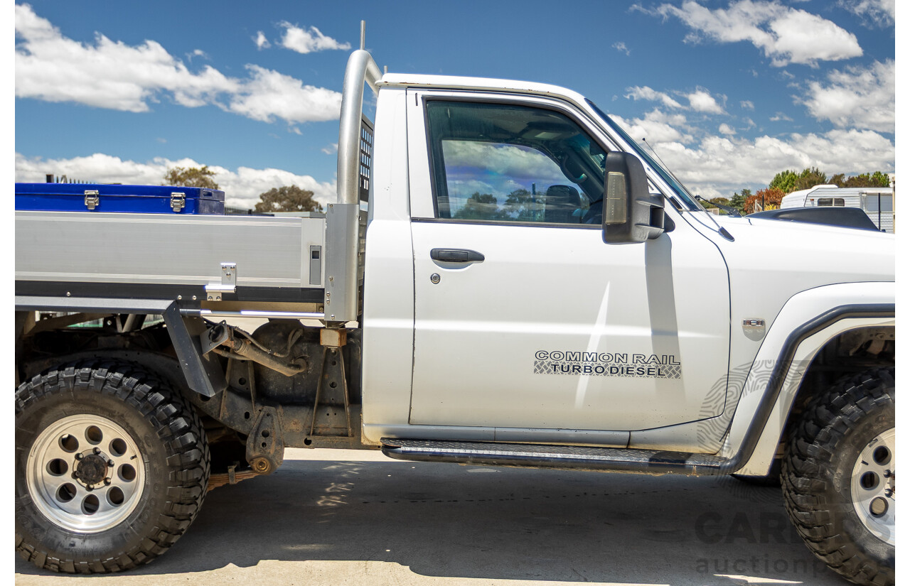 3/2009 Nissan Patrol DX (4x4) GU MY08 Leaf C/Chas White Turbo Diesel 3.0L