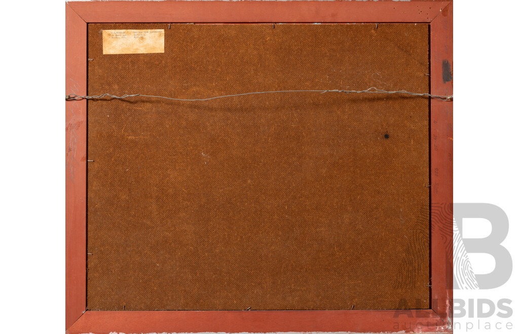 M.F. Wheeler, (20th Century, Australian), Old Man From Cambelego (1973), Wonderful Original Vintage Oil on Masonite, 60 x 70 cm (frame)