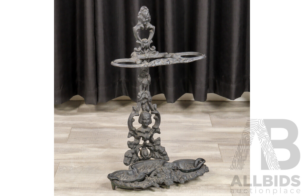 Victorian Cast Iron Stick Stand