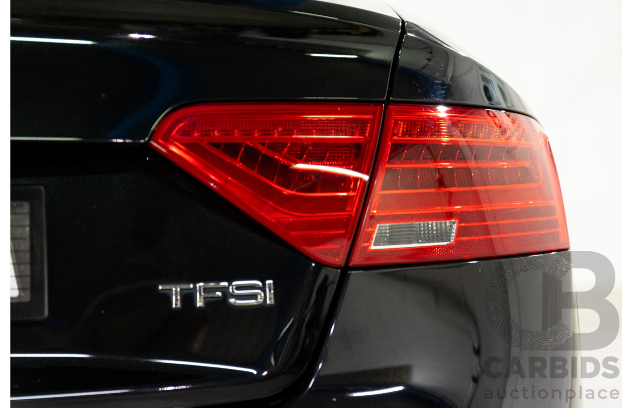 3/2015 Audi A5 S-Line 1.8 TFSI 8T MY15 2d Cabriolet Mythos Black Metallic Turbo 1.8L