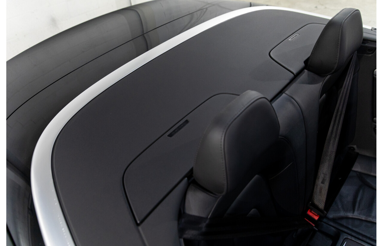 3/2015 Audi A5 S-Line 1.8 TFSI 8T MY15 2d Cabriolet Mythos Black Metallic Turbo 1.8L