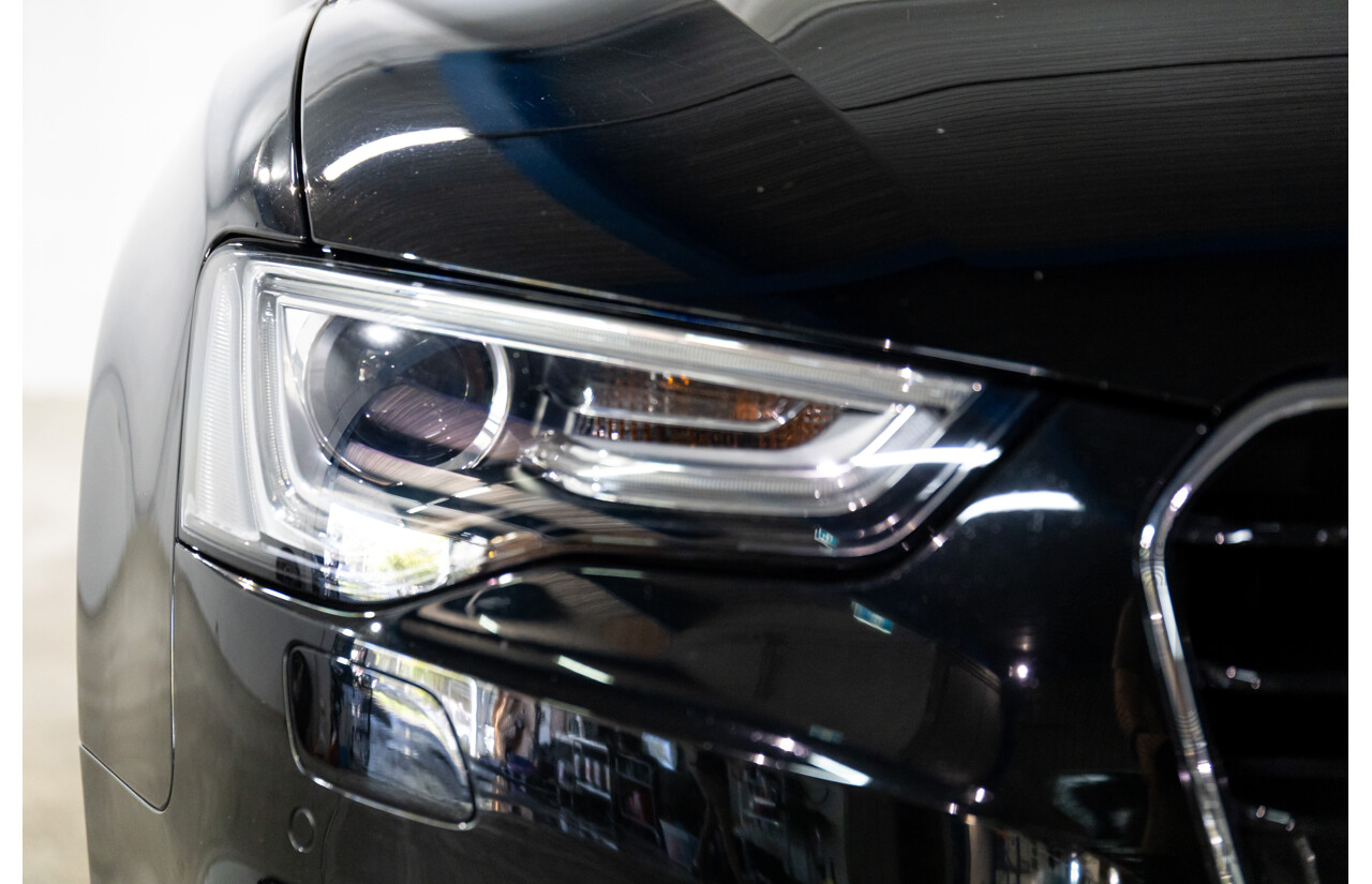 3/2015 Audi A5 S-Line 1.8 TFSI 8T MY15 2d Cabriolet Mythos Black Metallic Turbo 1.8L