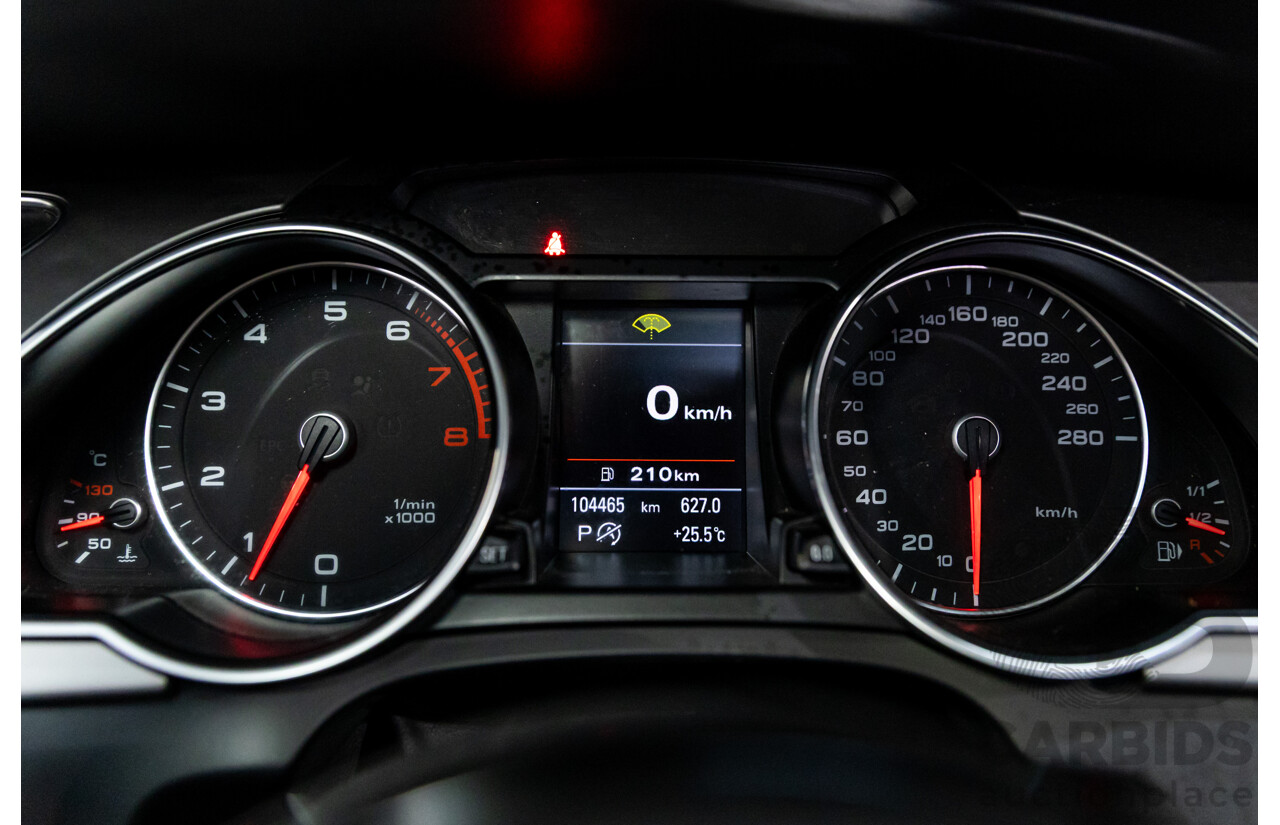 3/2015 Audi A5 S-Line 1.8 TFSI 8T MY15 2d Cabriolet Mythos Black Metallic Turbo 1.8L