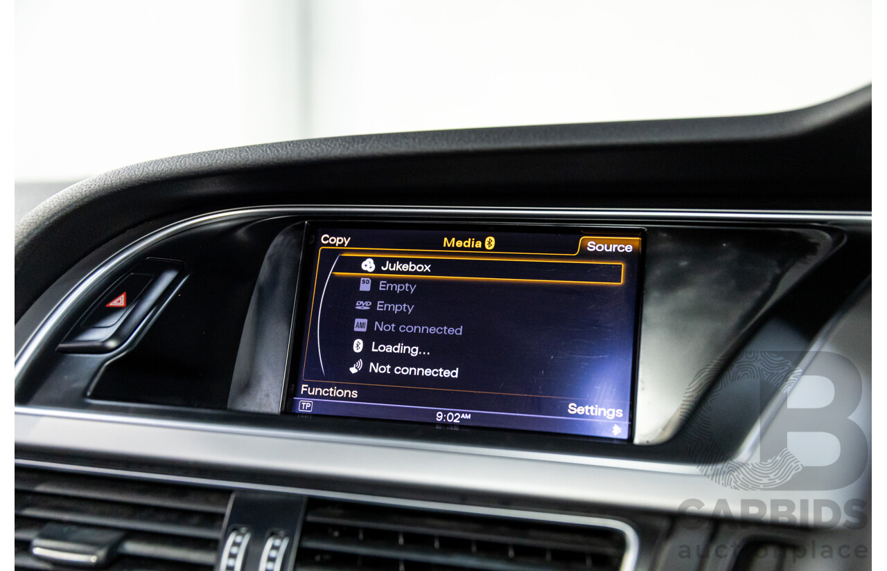 3/2015 Audi A5 S-Line 1.8 TFSI 8T MY15 2d Cabriolet Mythos Black Metallic Turbo 1.8L