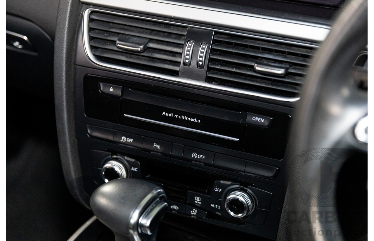 3/2015 Audi A5 S-Line 1.8 TFSI 8T MY15 2d Cabriolet Mythos Black Metallic Turbo 1.8L