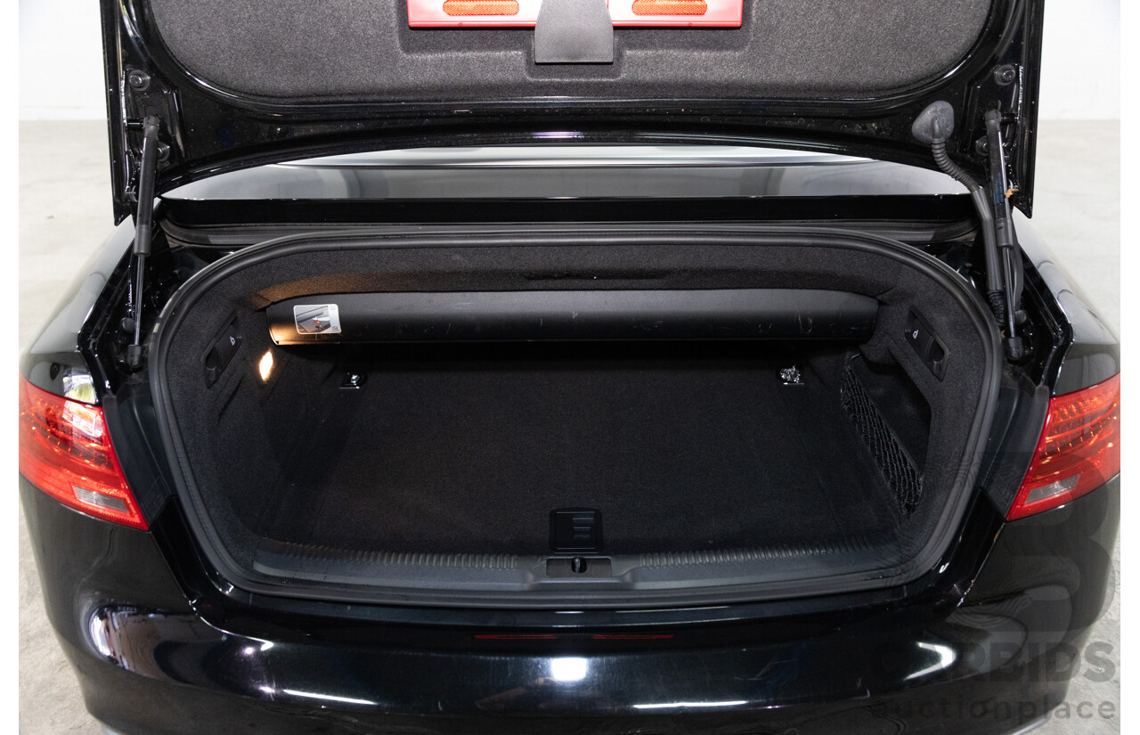 3/2015 Audi A5 S-Line 1.8 TFSI 8T MY15 2d Cabriolet Mythos Black Metallic Turbo 1.8L