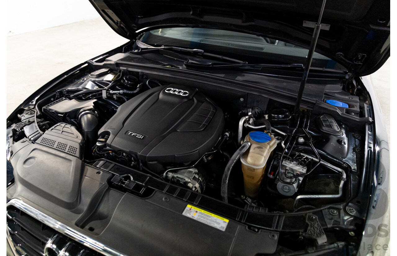 3/2015 Audi A5 S-Line 1.8 TFSI 8T MY15 2d Cabriolet Mythos Black Metallic Turbo 1.8L