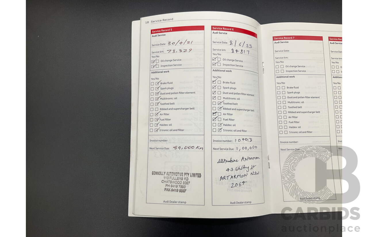 3/2015 Audi A5 S-Line 1.8 TFSI 8T MY15 2d Cabriolet Mythos Black Metallic Turbo 1.8L