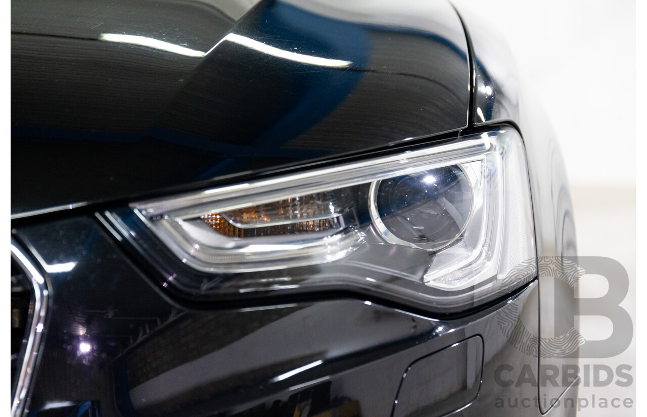 3/2015 Audi A5 S-Line 1.8 TFSI 8T MY15 2d Cabriolet Mythos Black Metallic Turbo 1.8L