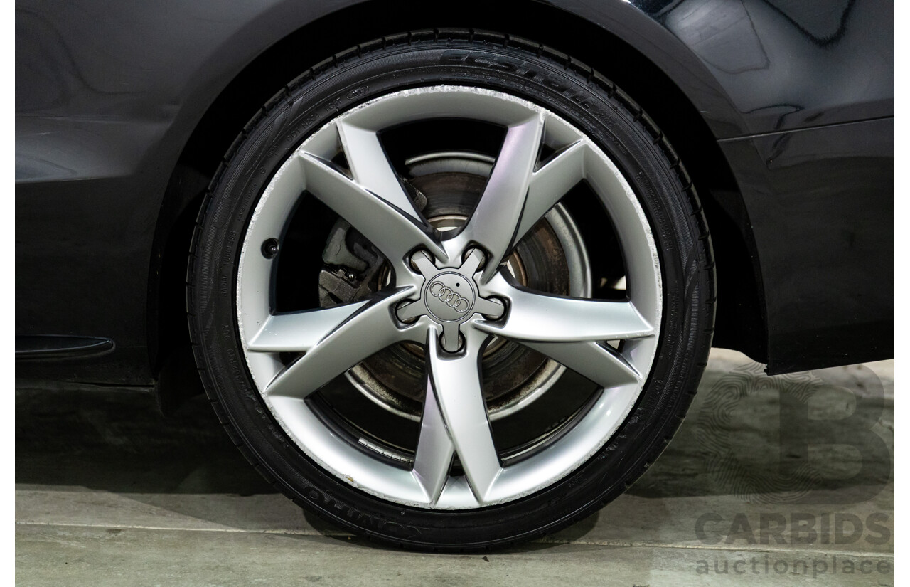 3/2015 Audi A5 S-Line 1.8 TFSI 8T MY15 2d Cabriolet Mythos Black Metallic Turbo 1.8L