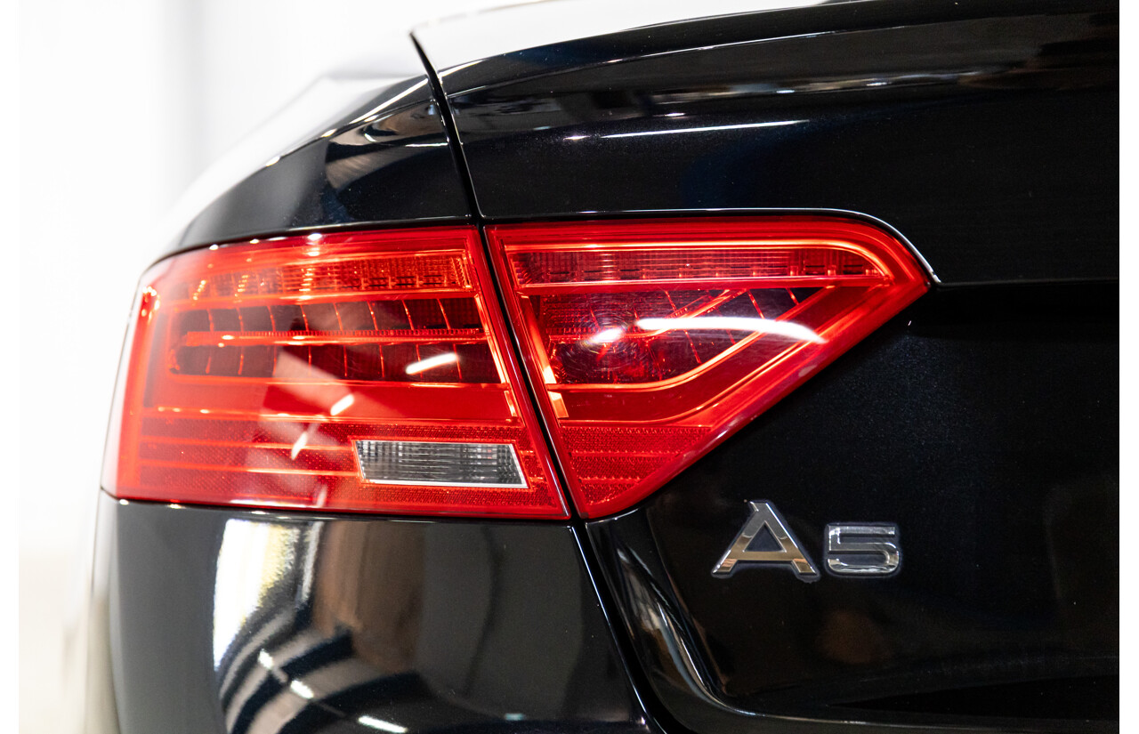 3/2015 Audi A5 S-Line 1.8 TFSI 8T MY15 2d Cabriolet Mythos Black Metallic Turbo 1.8L