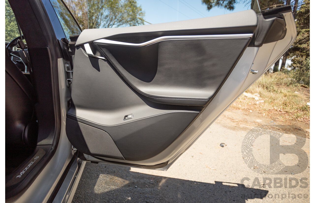 10/2017 Tesla Model S 75D (AWD) MY17 4D Silver Hatchback - Dedicated Electric EV 116kw