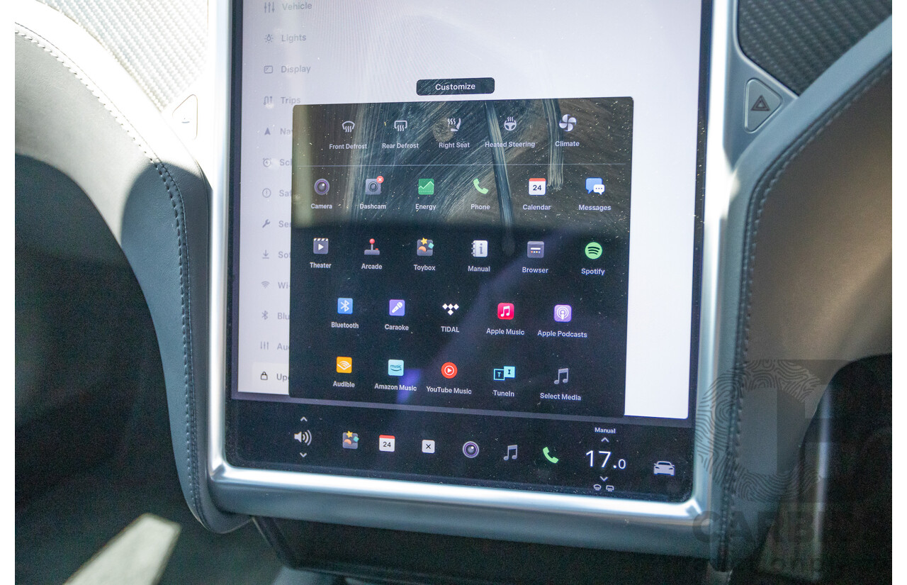 10/2017 Tesla Model S 75D (AWD) MY17 4D Silver Hatchback - Dedicated Electric EV 116kw