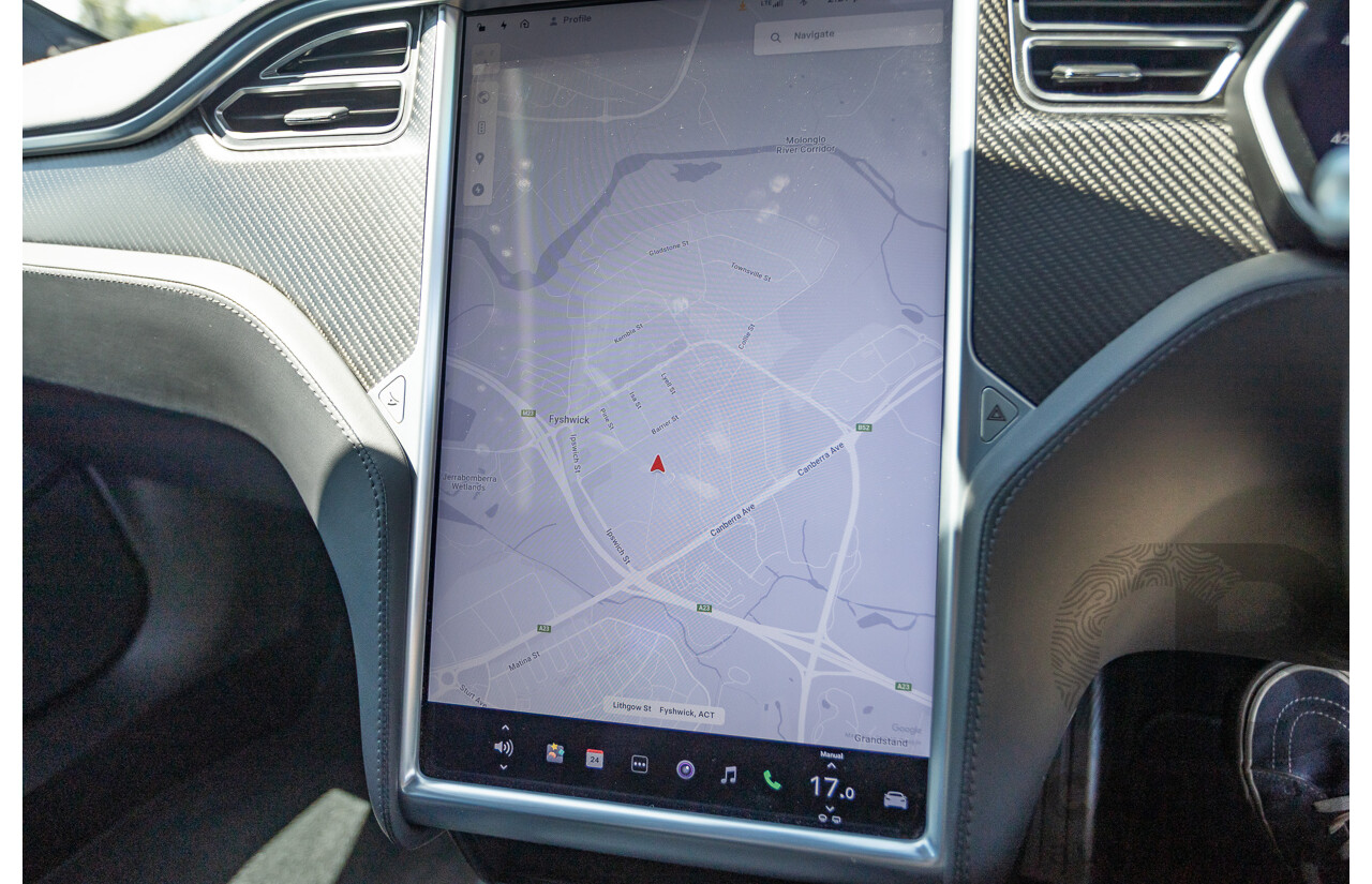 10/2017 Tesla Model S 75D (AWD) MY17 4D Silver Hatchback - Dedicated Electric EV 116kw