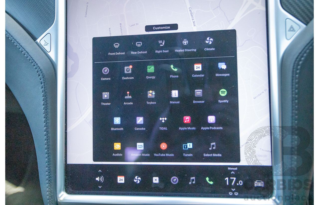 10/2017 Tesla Model S 75D (AWD) MY17 4D Silver Hatchback - Dedicated Electric EV 116kw