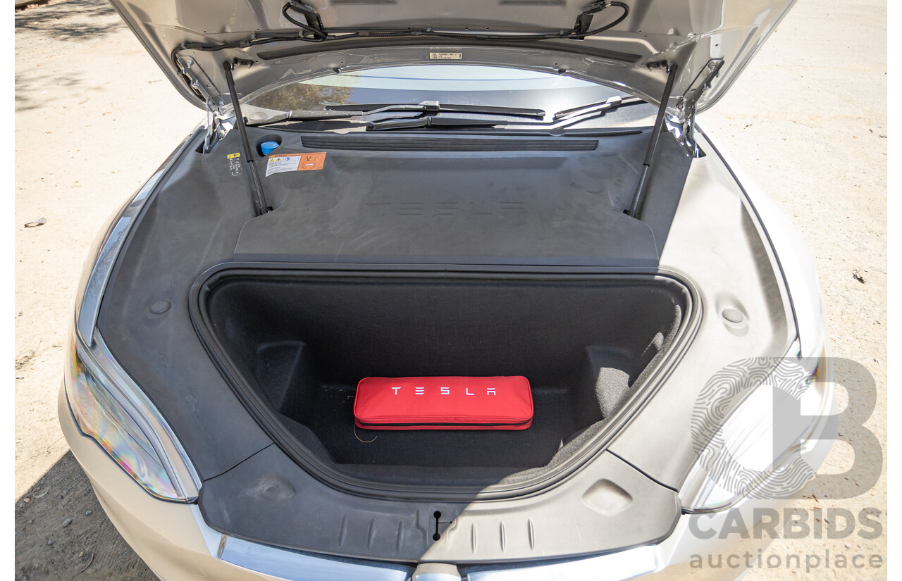 10/2017 Tesla Model S 75D (AWD) MY17 4D Silver Hatchback - Dedicated Electric EV 116kw