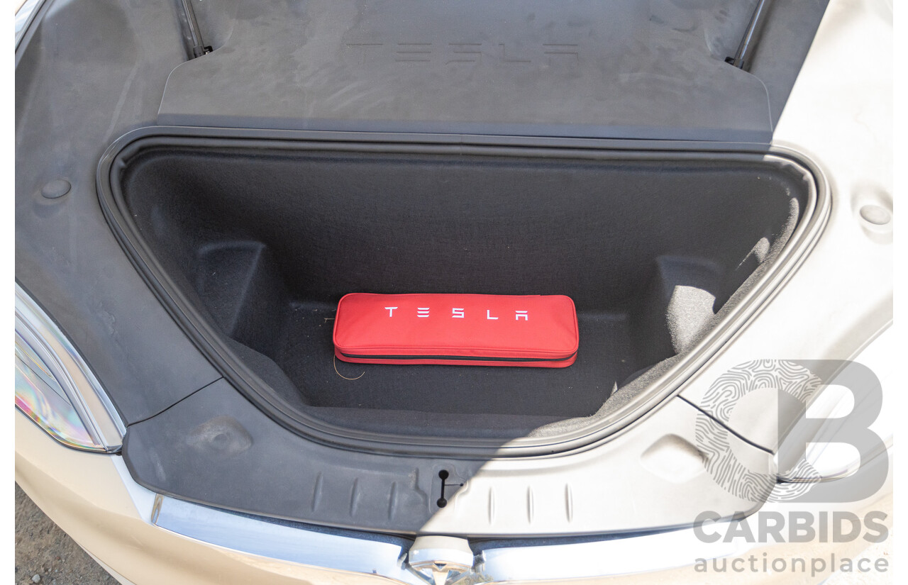 10/2017 Tesla Model S 75D (AWD) MY17 4D Silver Hatchback - Dedicated Electric EV 116kw